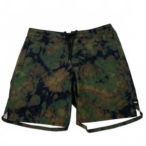 Vans Green Camouflage Swim Shorts | Men’s Regular 34